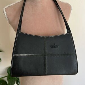 Black Y2K Patchwork Purse